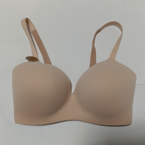 Wacoal How Perfect Wire Free T-shirt Bra Rose Dust, New Without Tag - Picture 5 of 16